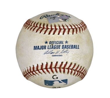 Ken Griffey Jr. Game-Used Hit Baseball from March to 600 HR (MLB Auth)